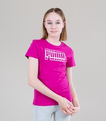 Puma bērnu T-krekls 846937*14, fuksija 4064535496772 cena un informācija | Krekli, bodiji, blūzes meitenēm | 220.lv