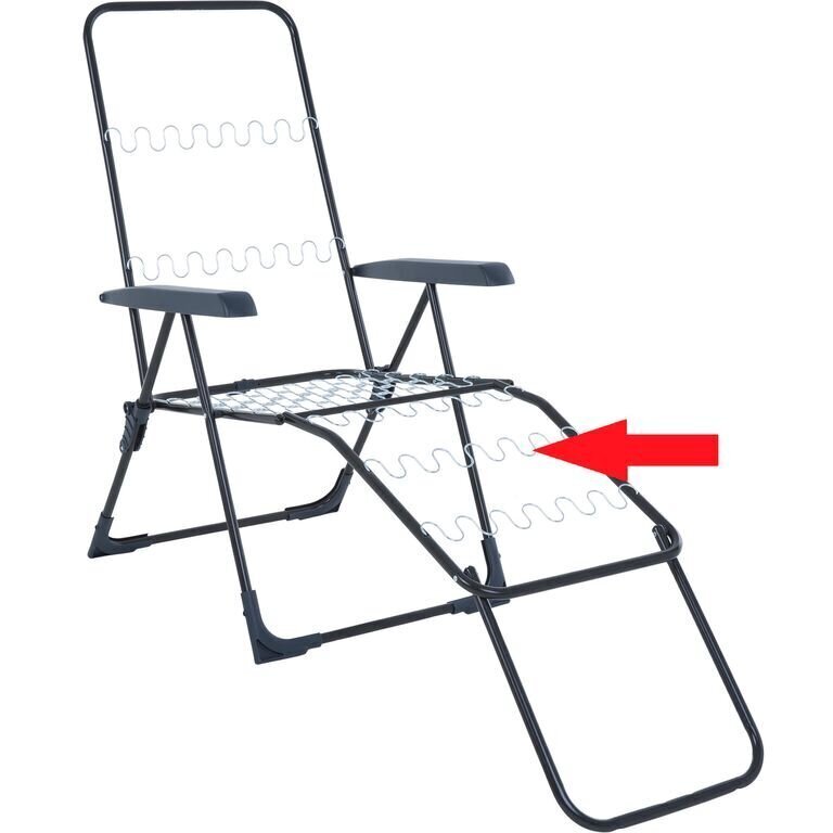 Atspere āra krēslam-zvilnim Patio, 38 cm cena un informācija | Dārza krēsli | 220.lv