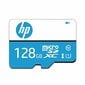 Mikro SD atmiņas karte ar adapteri HP CI10 U1 128 GB cena un informācija | Atmiņas kartes mobilajiem telefoniem | 220.lv