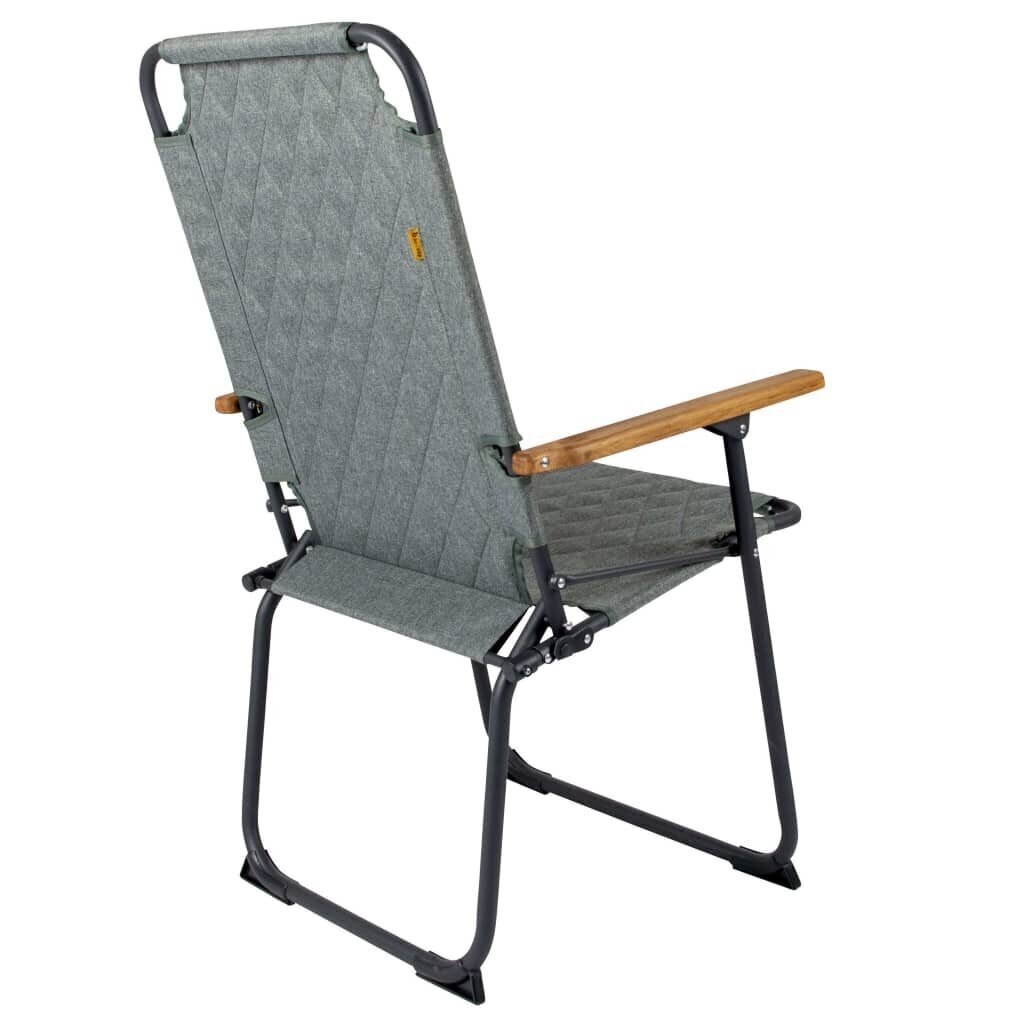 Bo-Camp saliekams kempinga krēsls Jefferson, pelēkzaļš cena un informācija |  Tūrisma mēbeles | 220.lv