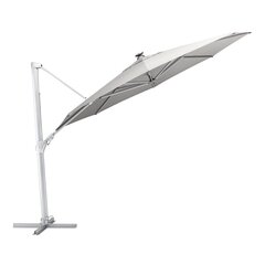 Уличный зонт Kettler Easy Swing LED 3.5 см, серый цена и информация | Зонты, маркизы, стойки | 220.lv