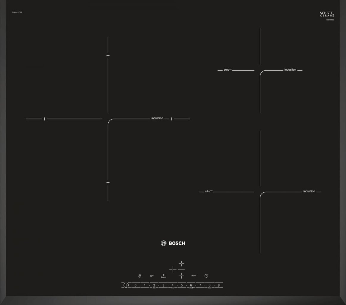 Bosch PIJ651FC1E cena un informācija | Plīts virsmas | 220.lv