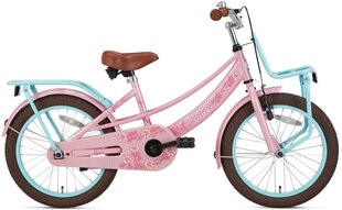 Bērnu velosipēds Supersuper Lola, 18'', 28 cm, zils/rozā цена и информация | Велосипеды | 220.lv