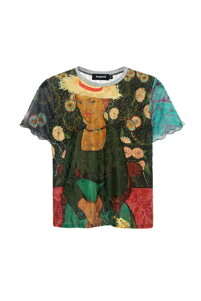Sieviešu T-krekls Desigual 343458, zaļš цена и информация | T-krekli sievietēm | 220.lv