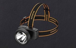 Superfire HL55 headlight, 150lm, USB-C цена и информация | Фонари и прожекторы | 220.lv