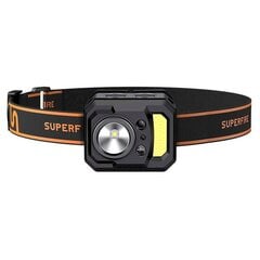 Headlight Superfire HL19, 250lm, USB-C цена и информация | Фонари и прожекторы | 220.lv