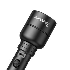 Superfire lukturītis Y16, 1700lm, USB-C цена и информация | Фонари и прожекторы | 220.lv