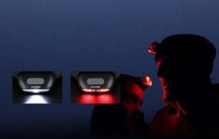 Superfire HL05-D headlight, 110lm, USB цена и информация | Фонари и прожекторы | 220.lv