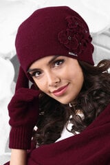 Cepure sievietēm Kamea 122622, sarkana cena un informācija | Sieviešu cepures | 220.lv