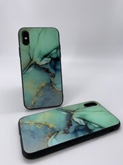 Marmur telefona maciņš priekš Iphone 11 PRO MAX, zila laguna cena un informācija | Telefonu vāciņi, maciņi | 220.lv