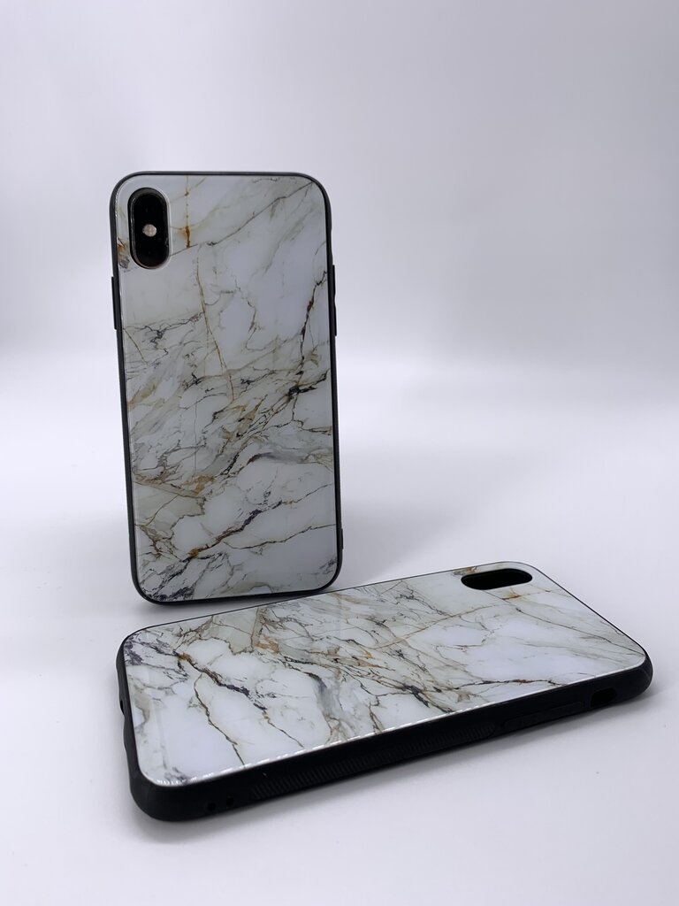 Telefona maciņš Marmors priekš Iphone XS, balts marmors цена и информация | Telefonu vāciņi, maciņi | 220.lv