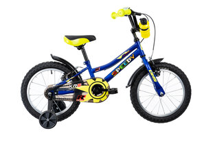 Bērnu velosipēds DHS 1603 16", zils cena un informācija | Velosipēdi | 220.lv