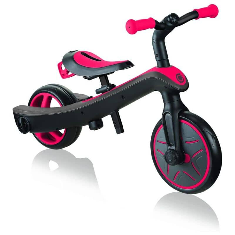 Balansa velosipēds Globber 2in1 Explorer Trike, sarkans cena un informācija | Balansa velosipēdi | 220.lv