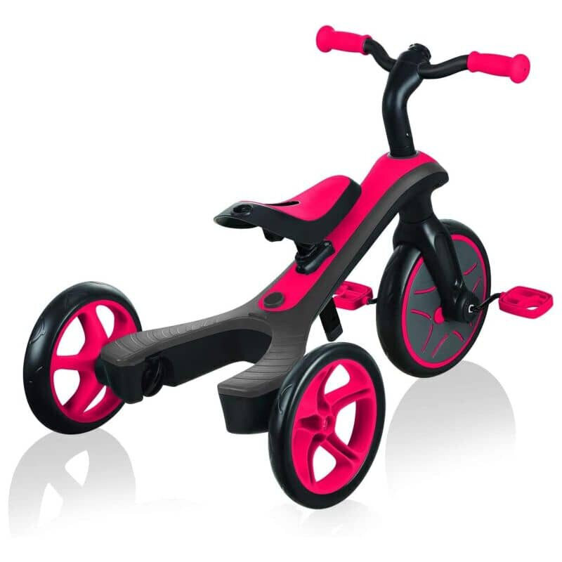 Balansa velosipēds Globber 2in1 Explorer Trike, sarkans цена и информация | Balansa velosipēdi | 220.lv