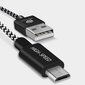 Dux Ducis K-ONE Series USB / micro USB Cable 2.1A 2M black цена и информация | Savienotājkabeļi | 220.lv