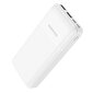 Arejais-akumulators Power Bank Borofone BJ16A 2xUSB+Type-C 20000mAh balta cena un informācija | Lādētāji-akumulatori (Power bank) | 220.lv