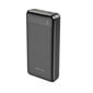 Arejais-akumulators Power Bank Borofone BJ19A Type-C PD 20W+Quick Charge 3.0 20000mAh melna cena un informācija | Lādētāji-akumulatori (Power bank) | 220.lv