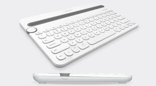 Logitech Multi-Device Keyboard K480 - WHITE - US - BT цена и информация | Клавиатуры | 220.lv