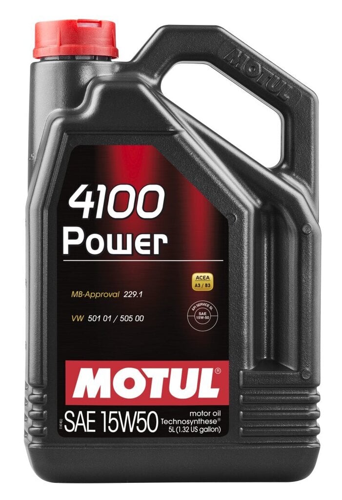 Motul 4100 Power 15W50 motoreļļa, (100273), 5 l cena un informācija | Motoreļļas | 220.lv