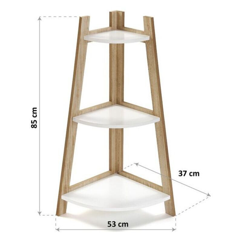 Plaukti vannas istabai, 53 x 85 x 37 cm cena un informācija | Plaukti | 220.lv