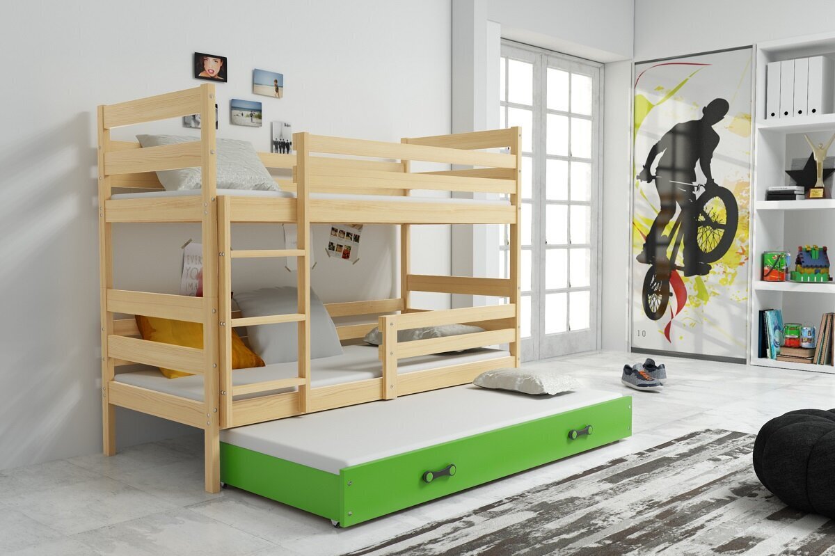 Divstāvu gulta ar matračiem gulta BMS43PRZA cena un informācija | Bērnu gultas | 220.lv
