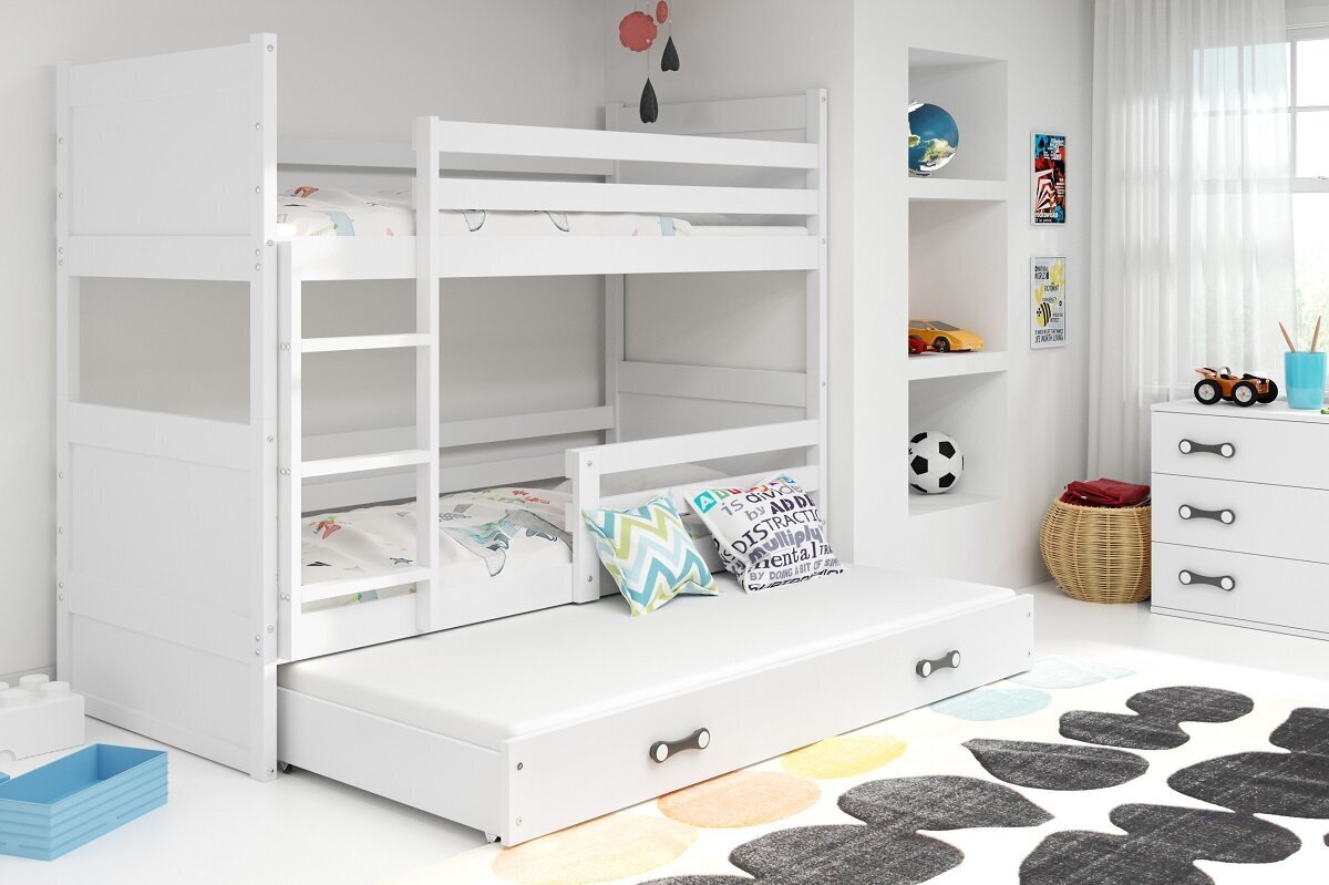 Divstāvu gulta ar matraci BMS65B цена и информация | Bērnu gultas | 220.lv