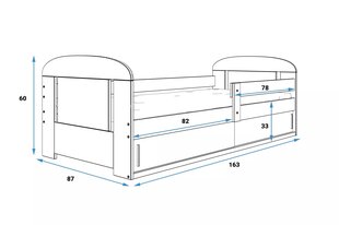 Bērnu gulta BMS94B cena un informācija | Bērnu gultas | 220.lv