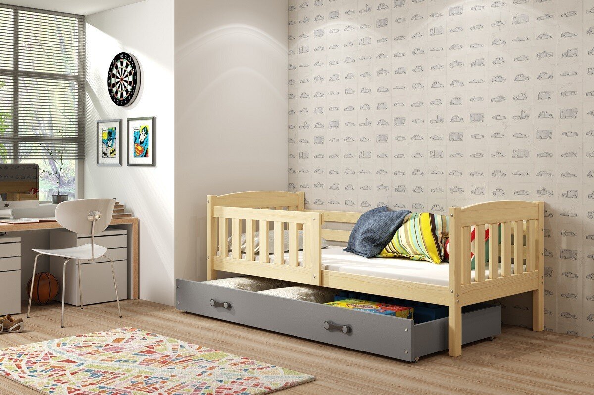 Bērnu gulta BMS95PRP cena un informācija | Bērnu gultas | 220.lv