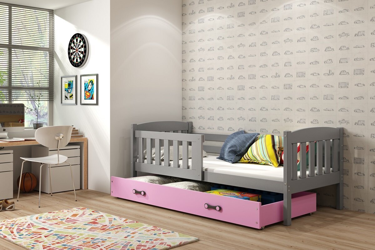 Bērnu gulta BMS95PR cena un informācija | Bērnu gultas | 220.lv