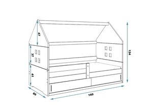 детская кроватка BMS199BZI цена и информация | Детские кровати | 220.lv