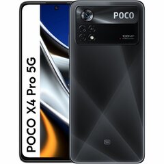 Poco X4 Pro 5G Dual SIM 8/256GB MZB0AYTEU Laser Black цена и информация | Мобильные телефоны | 220.lv