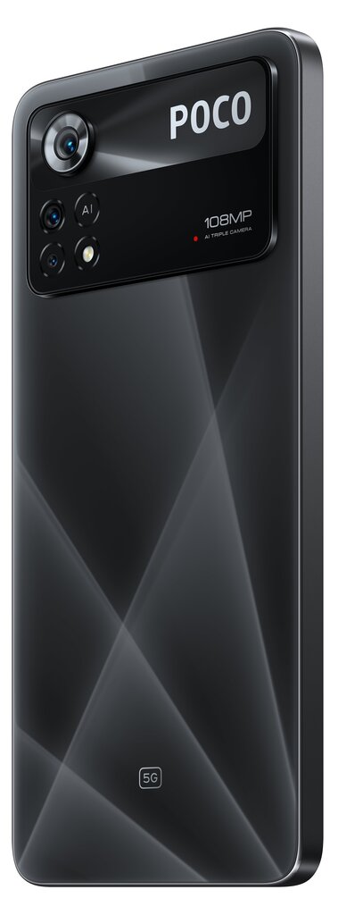 Poco X4 Pro 5G Dual SIM 8/256GB MZB0AYTEU Laser Black cena un informācija | Mobilie telefoni | 220.lv