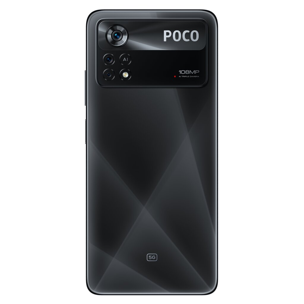 Poco X4 Pro 5G Dual SIM 8/256GB MZB0AYTEU Laser Black cena un informācija | Mobilie telefoni | 220.lv