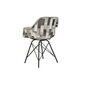 Krēsls ar atzveltni DKD Home Decor, 60,5x53x81.5 cm, melns cena un informācija | Virtuves un ēdamistabas krēsli | 220.lv