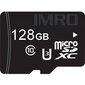 ImroCard karte, 128 GB+ adapteris цена и информация | Atmiņas kartes mobilajiem telefoniem | 220.lv