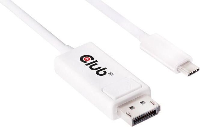 Club 3D, USB-C/DP M/M, 1.2 m cena un informācija | Kabeļi un vadi | 220.lv