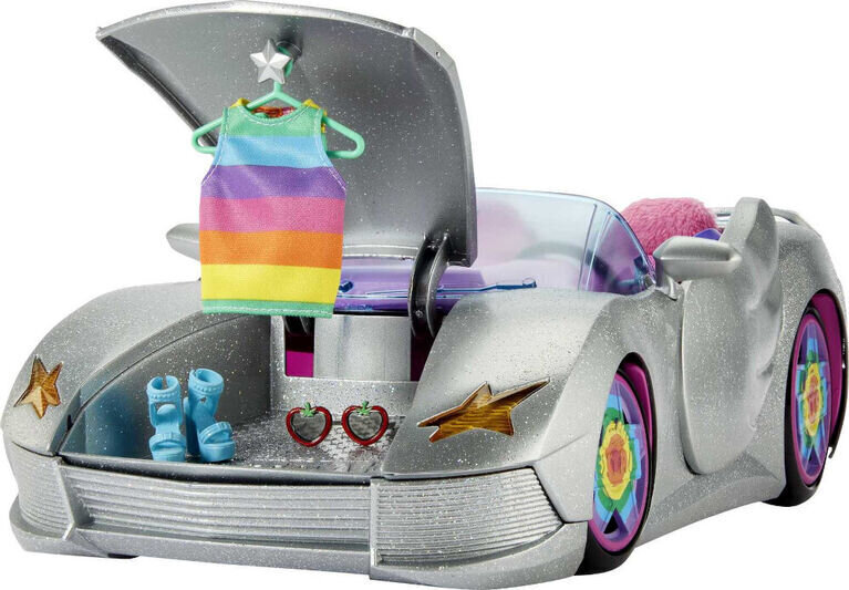Lelles Barbie automodelis ar piederumiem, HDJ47 цена и информация | Rotaļlietas meitenēm | 220.lv