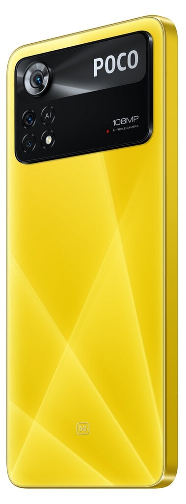 Xiaomi Poco X4 Pro 5G Dual SIM 8/256GB MZB0AYXEU Yellow cena un informācija | Mobilie telefoni | 220.lv