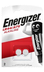Батарейки ENERGIZER LR44/A76 B2 1.5V цена и информация | Батерейки | 220.lv
