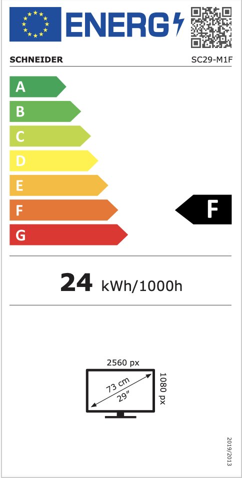 Monitors Schneider SC29-M1F 29" 75 Hz IPS LED WFHD cena un informācija | Monitori | 220.lv