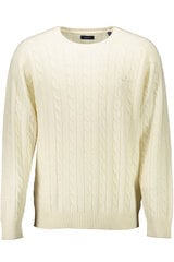 Мужской свитер Gant, белый цена и информация | Мужские свитера | 220.lv