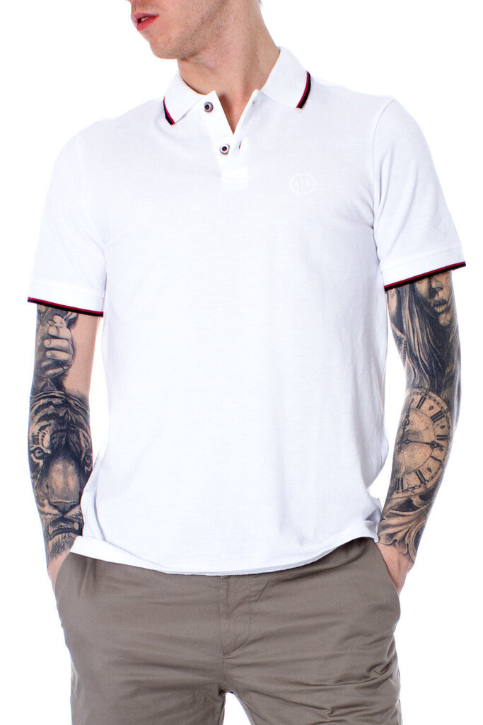 Polo krekls vīriešiem Armani Exchange BFN G 166231, balts cena un informācija | Vīriešu T-krekli | 220.lv
