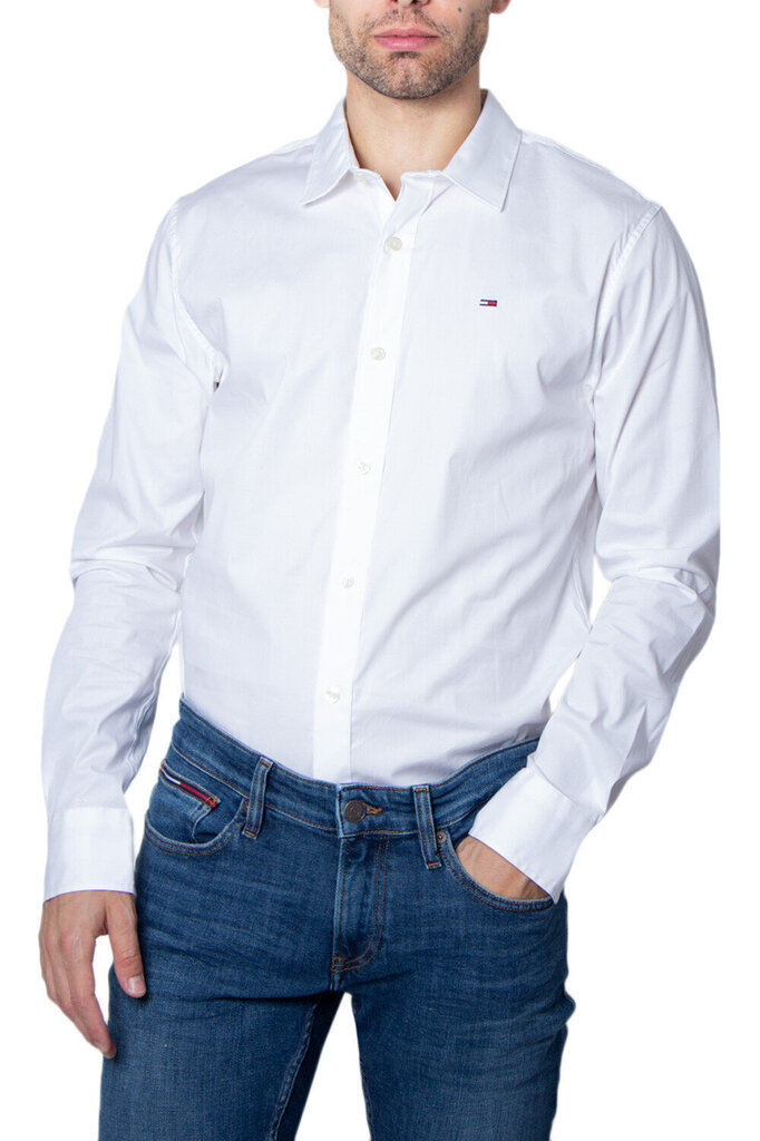 Krekls vīriešiem Tommy Hilfiger, balts cena un informācija | Vīriešu krekli | 220.lv