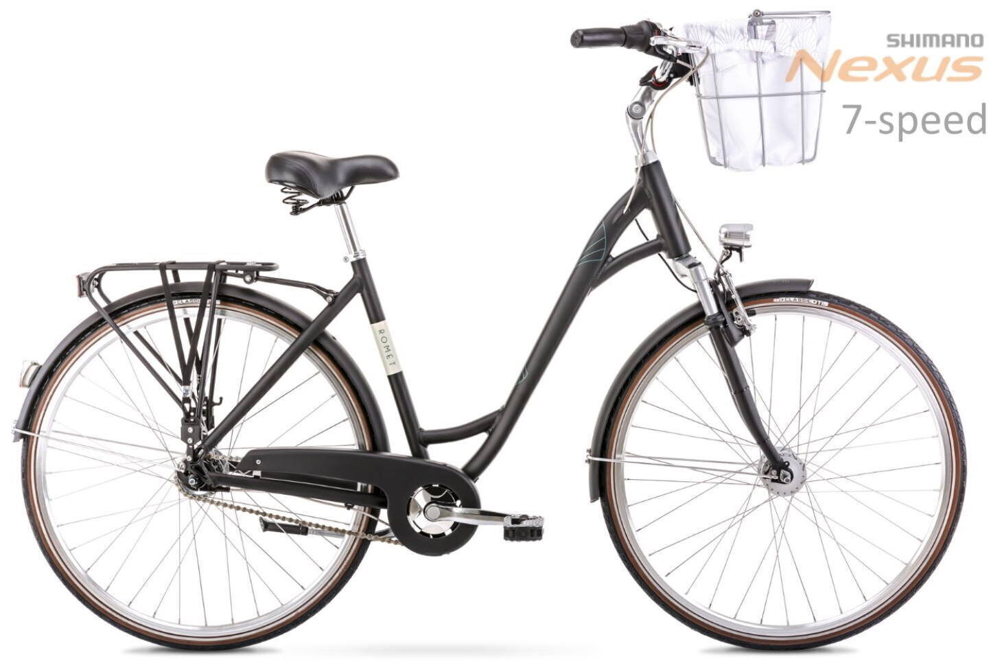 Pilsētas velosipēds Romet Art Deco Lux 28" Alu 2022, melns цена и информация | Velosipēdi | 220.lv