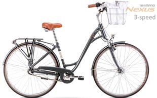 Pilsētas velosipēds Romet Art Deco Classic 28" Alu 2022, pelēks цена и информация | Велосипеды | 220.lv