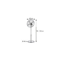 Ventilators Tescoma Fancy Home, 40 cm cena un informācija | Ventilatori | 220.lv