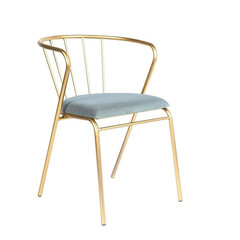 Krēsls DKD Home Decor, 48x46x72 cm, zils cena un informācija | Virtuves un ēdamistabas krēsli | 220.lv