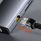 Hub 11in1 Baseus Metal Gleam Series, USB-C to 3x USB 3.0 + 2x HDMI + USB-C PD + Ethernet RJ45 + microSD/SD + VGA + AUX cena un informācija | Adapteri un USB centrmezgli | 220.lv