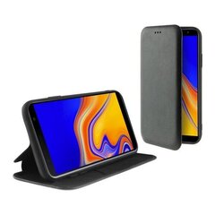 Чехол Folio Ksix для Samsung Galaxy J4+ Standing Lite, черный цена и информация | Чехлы для телефонов | 220.lv