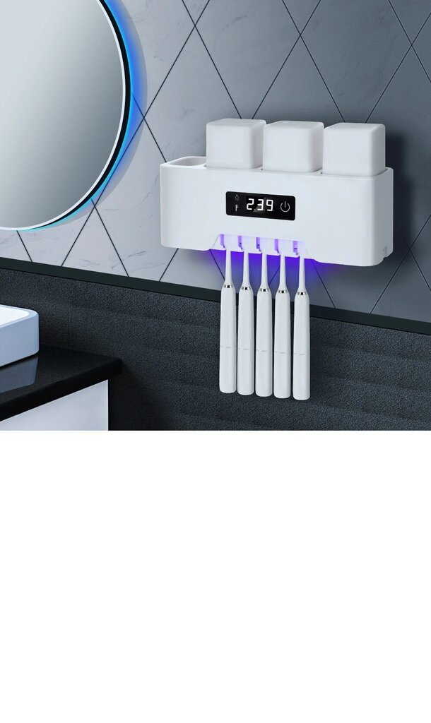 Automātisks UV zobu pastas dozators cena un informācija | Vannas istabas aksesuāri | 220.lv